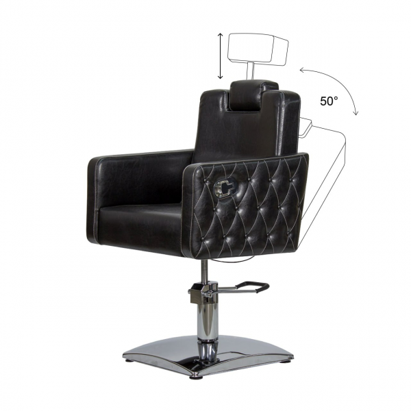 Парикмахерское кресло МД-166 с прострочкой и утяжкой