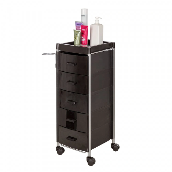 Тележка парикмахерская Глорис-04, черный